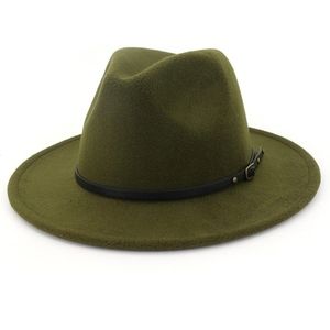 Felt Fedora Olive Green NWOT